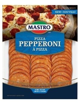 MASTRO PIZZA PEPPERONI SLICED 12X250G