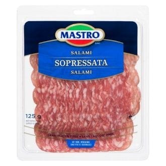 MASTRO SLICED SOPPRESSATA SALAMI 18X125G