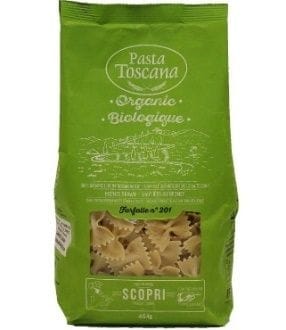 PASTA TOSCANA ORGANIC FARFELLE 12X454G (63/SKID)