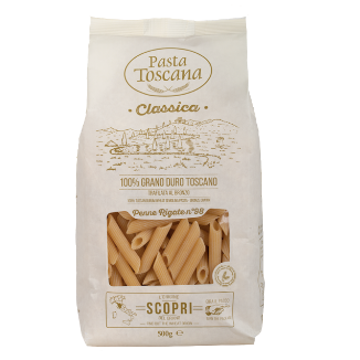 PASTA TOSCANA REGULAR PENNE RIGATE 12X454G (63/SKID)