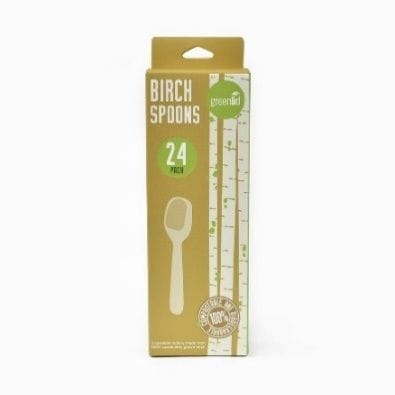 GREENLID SUSTAINABLE BIRCH WOOD SPOON 24X24EA