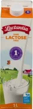 LACTANTIA LACTOSE FREE 1% 1L (16/CS)