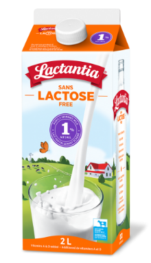 LACTANTIA LACTOSE FREE 1% 2L (9/CS)