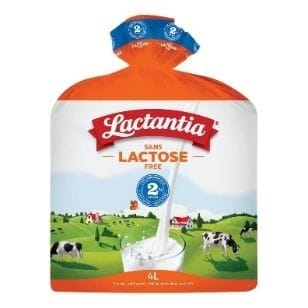 LACTANTIA LACTOSE FREE 2% 4L (4/CS)