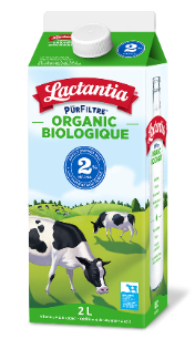 LACTANTIA PURFILTRE ORGANIC 2% 2L (9/CS)