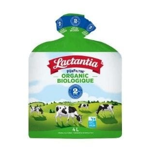 LACTANTIA PURFILTRE ORGANIC 2% 4L (4/CS)