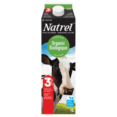 NATREL ORGANIC HOMO 3.8% 1L