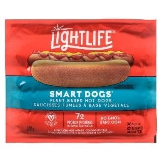 LIGHTLIFE SMART DOGS VEGGIE HOT DOGS 12X340G