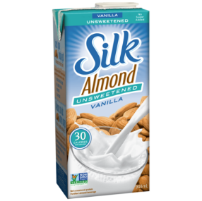 SILK ALMOND UNSWT VANILLA 12X946ML