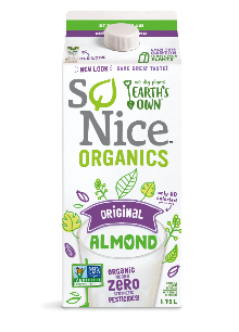 SO NICE ORGANIC ALMOND ORIGINAL 6X1.75L (80/SKID)