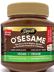 O'SESAME SPREAD VEGAN SUGAR FREE DARK CHOC 12X370G