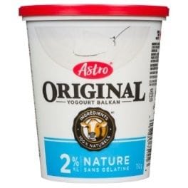 ASTRO 2% PLAIN 750G (6/CS)