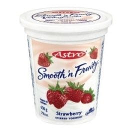 ASTRO SMOOTH AND FRUITY STRAWBERRY 650G (6/CS)