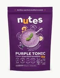 NUTES NUTRITION FROZEN SUPERFOOD SMOOTHIES - PURPLE TONIC 650 G/ 6