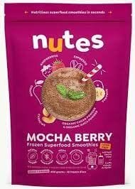 NUTES NUTRITION FROZEN SUPERFOOD SMOOTHIES - MOCHA BERRY 650 G/ 6