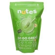 NUTES NUTRITION FROZEN SUPERFOOD SMOOTHIES - GO GO GREEN 650 G/ 6