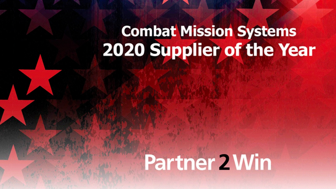 APV Combat Mission Systems 2020 supplier of the year