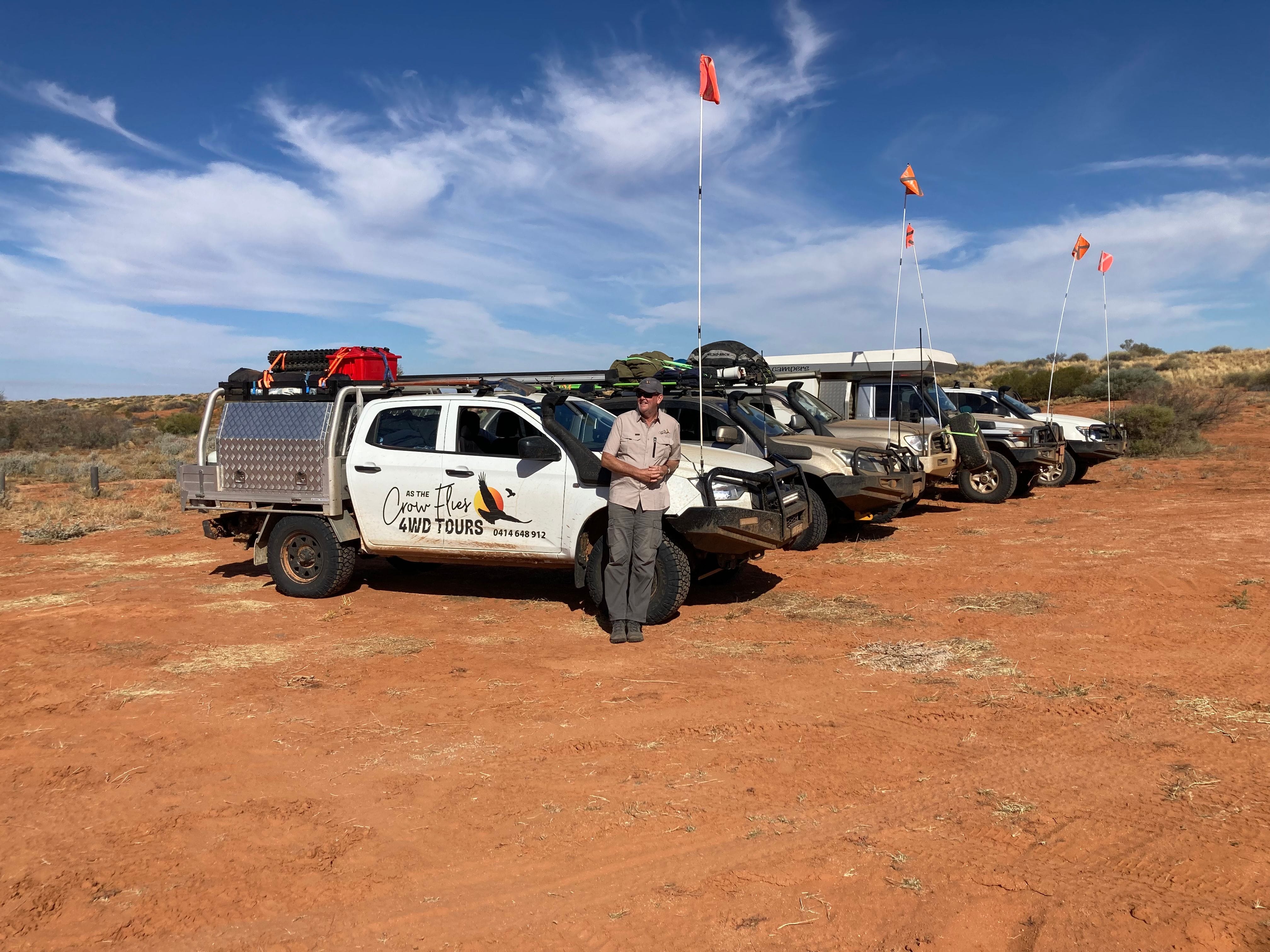 Matthew Crow, Owner operator of "As the Crow Flies 4wd Tours"
