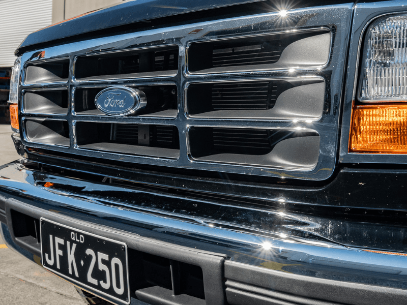 Chrome Grille on Ford F250