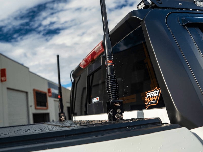 GME UHF antennas on Chevrolet Silverado 2500HD