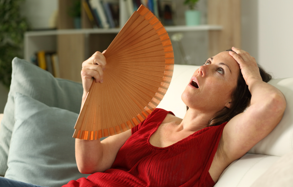 Hot flushes in menopause