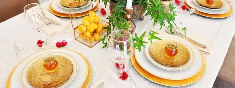 An Elegant Rosh Hashana Tablescapes