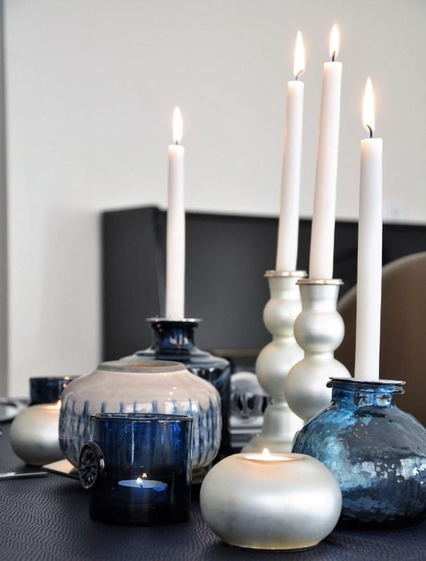 Chanukah's Sparkling Table Decor