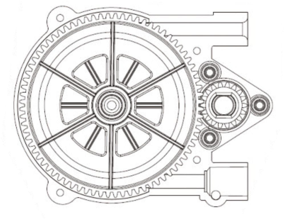 rotary steering, reduction gear