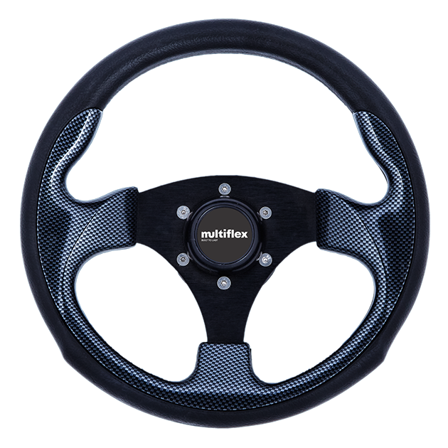 Sports Steering Wheel – Zeta | Black (W6)