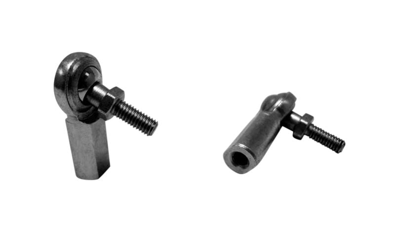 Plated Steel MPF Rod End - 3/16" x 3/16" (10405) Plated Steel MPF Rod End - 3/16" x 3/16" (10405)