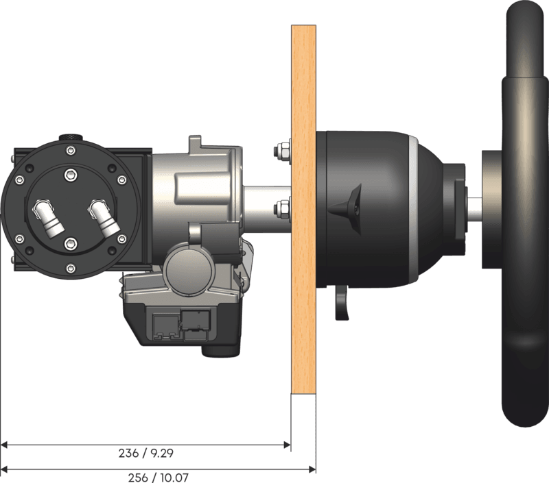 Steerlyte Plus Packaged Power Steering System for Engines up to 350 HP (SPPS-UHP-33)