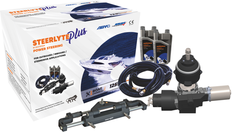 Steerlyte Plus Packaged Power Steering System for Engines up to 350 HP (SPPS-UHP-33)