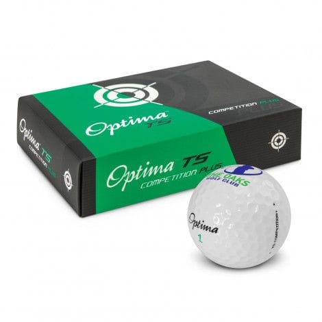 Custom branded golf balls
