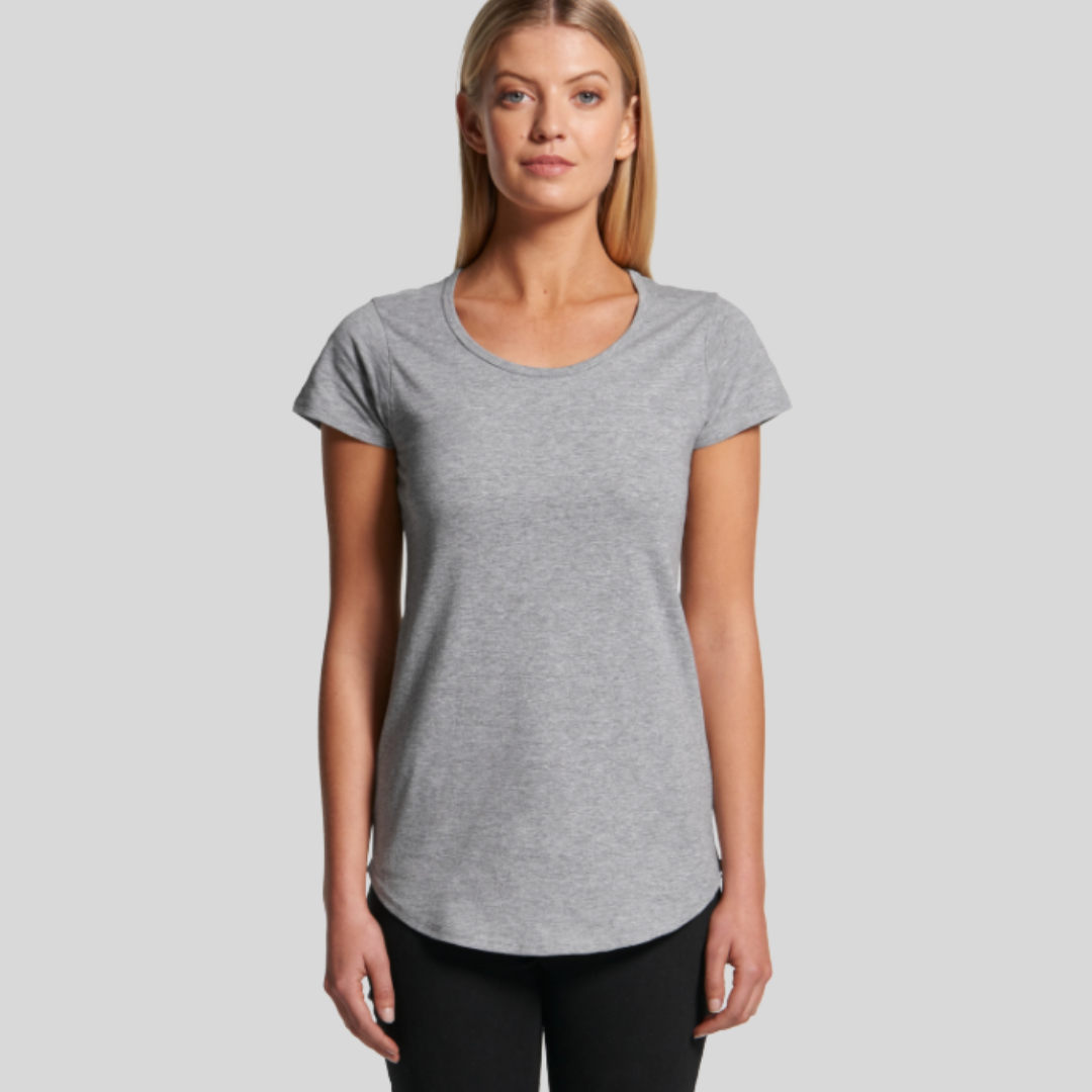 Lady wearing AS Colour T-Shirt