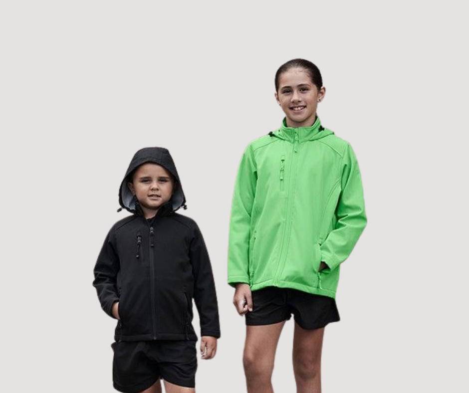 Kids wearing Olympus Aussie Pacific kids jacket