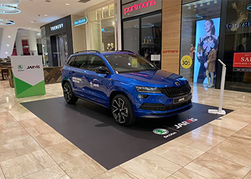 Promotion Activation of car in shopping centre
