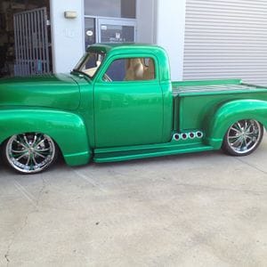 Green Chev Truck
