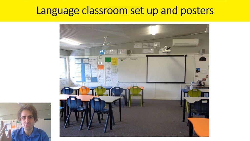 Language Classroom setup - TPRS Posters for comprehensible input Language Classroom setup - TPRS Posters for comprehensible input
