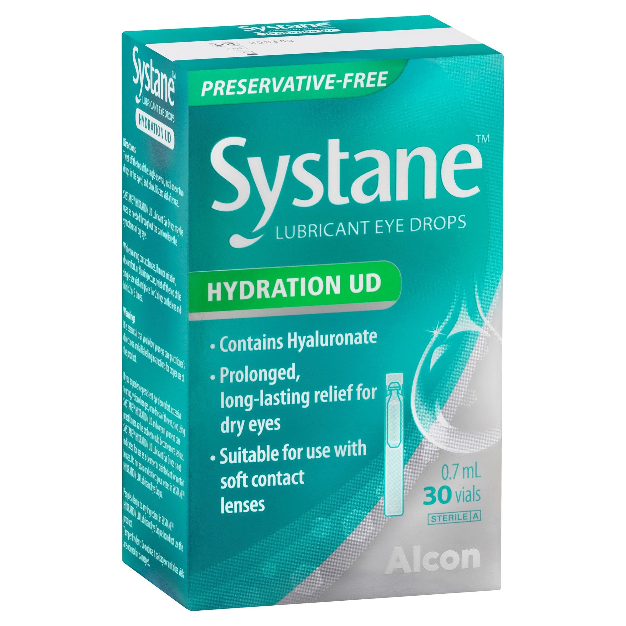 Systane Lubricant Eye Drops Hydration UD