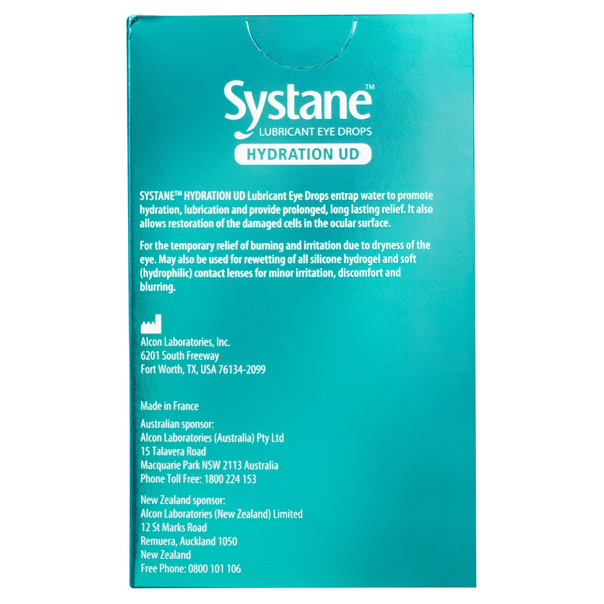 Systane Lubricant Eye Drops Hydration UD
