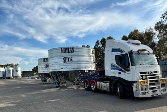 Dylan Hirsch - Open Top Field Bins heading to Carnamah