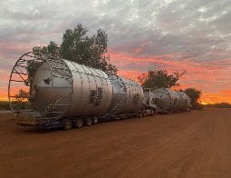 Silo on a Truck