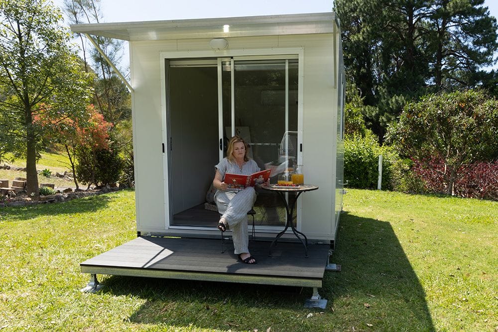 Portable Room with front deck for extra space