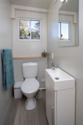 Ensuite with Toilet and basin in Portable Room