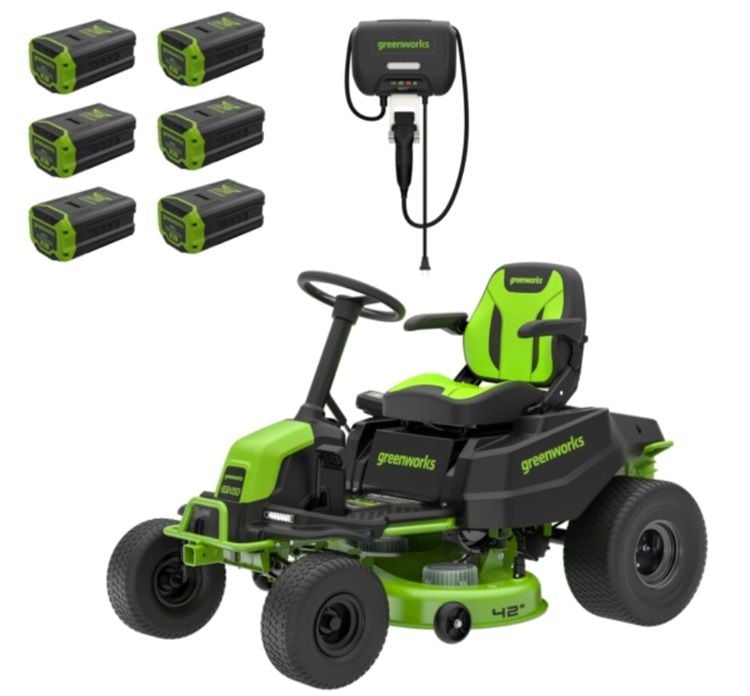 Greenworks 60V CRT426 Gen 1.5 42&Prime; Ride-On Mower