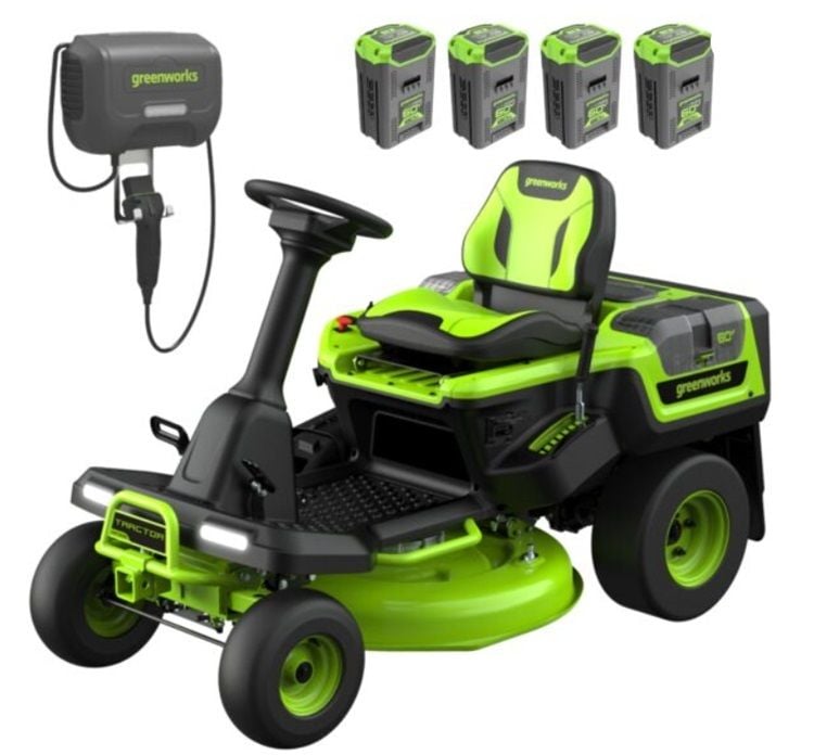 Greenworks CRT306 60V 30” Compact Ride On Mower Greenworks CRT306 60V 30” Compact Ride On Mower