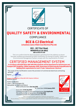 EQAS Certificate