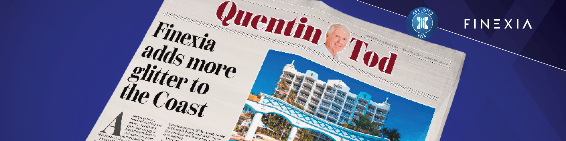 Finexia Financial Group to expand Gold Coast accommodation portfolio Finexia Financial Group to expand Gold Coast accommodation portfolio