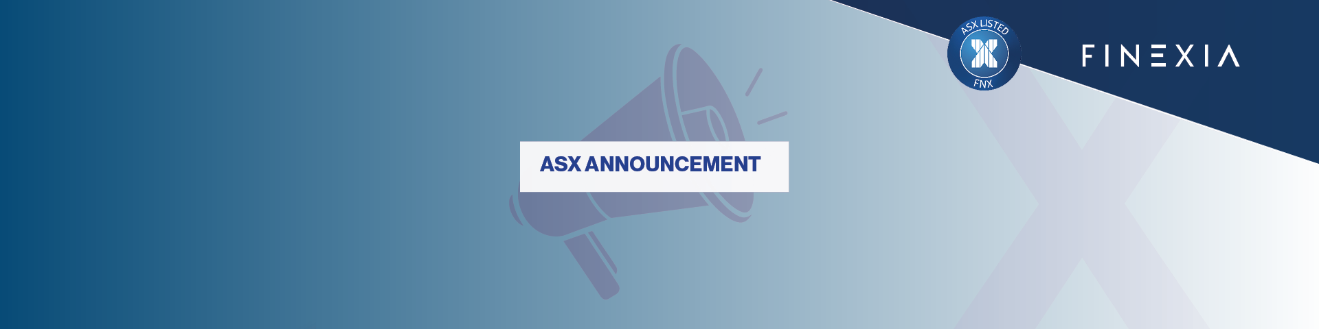 Confirmation of Release - FNX - Proposed Transaction and Market Update