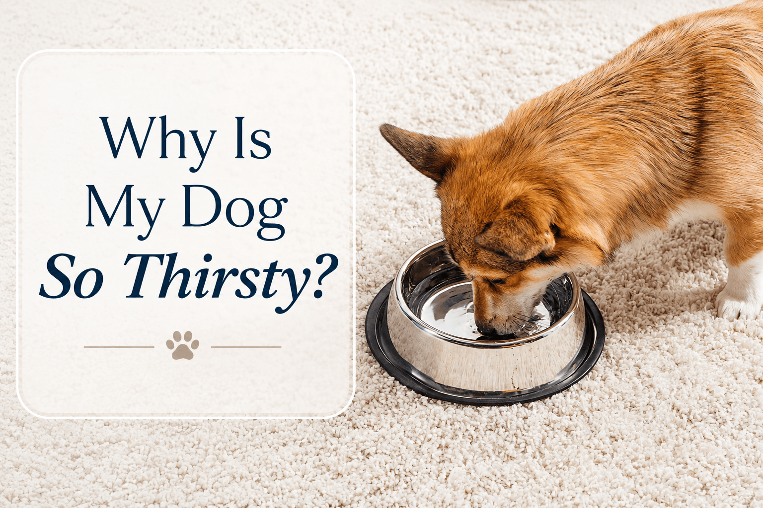 Why Is My Dog So Thirsty?